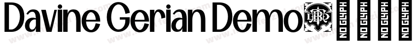 Davine Gerian Demo字体转换